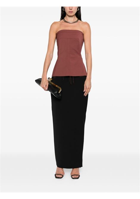 Top stile bando con zip sul retro in rosa Rick owens - donna RICK OWENS | RP02E4127WST13